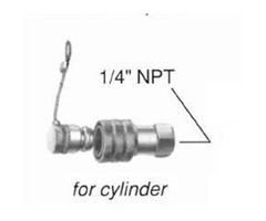 2611-7102-02-00 Hawa                                      Quick Release Coupling ¼ " NPT with metal dust cap, for cylinder